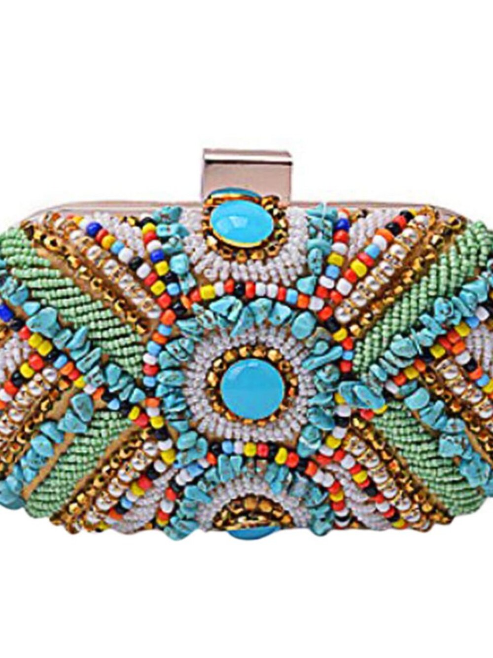 ✨ Multi-Color Polyester Evening Bag ✨